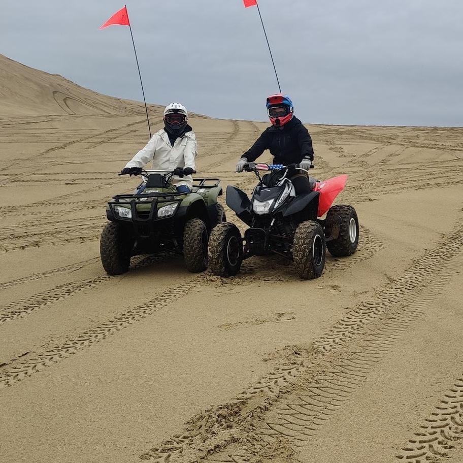 Riding ATV's in Florence, Oregon