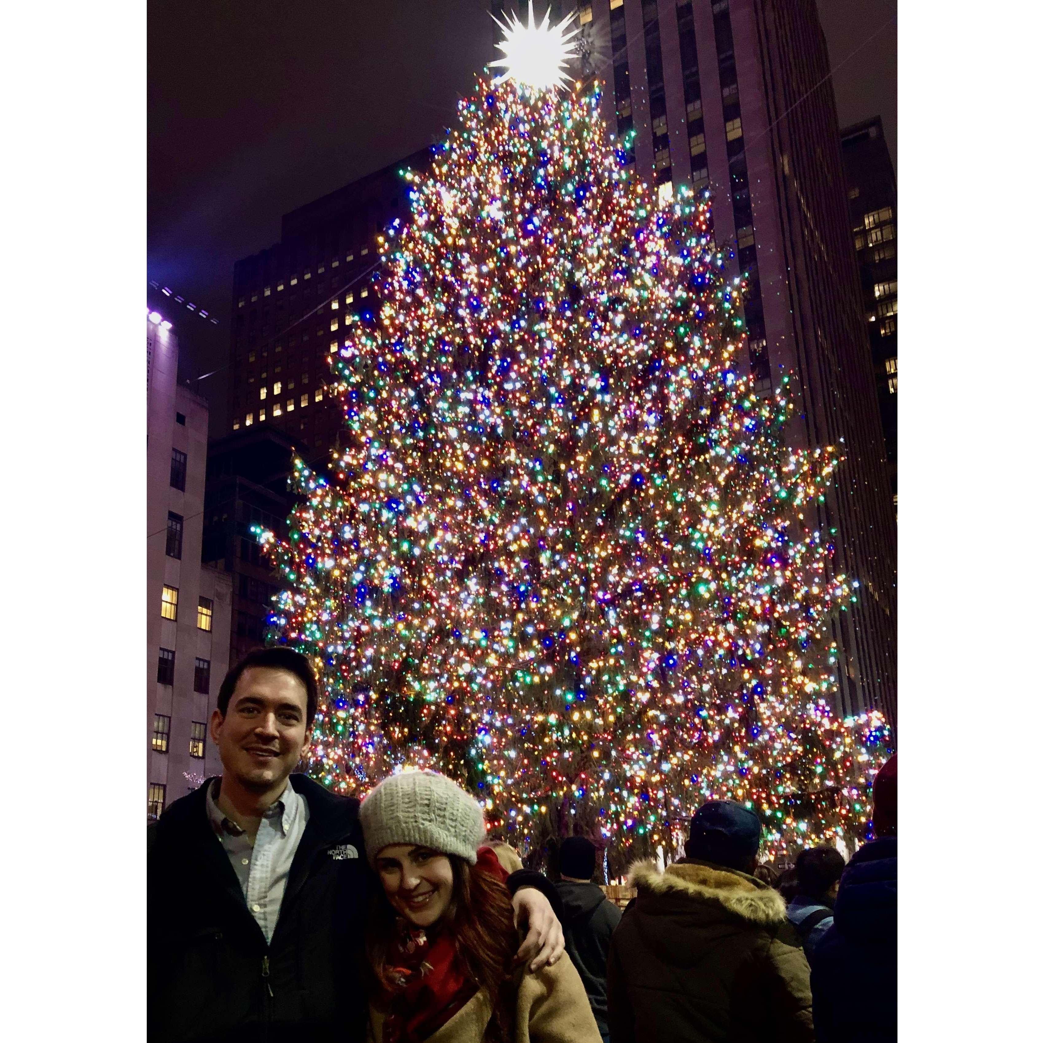 The Rockefellar Tree in NYC