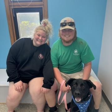 Adoption day when we adopted our pride and joy Luna 🐶❤️