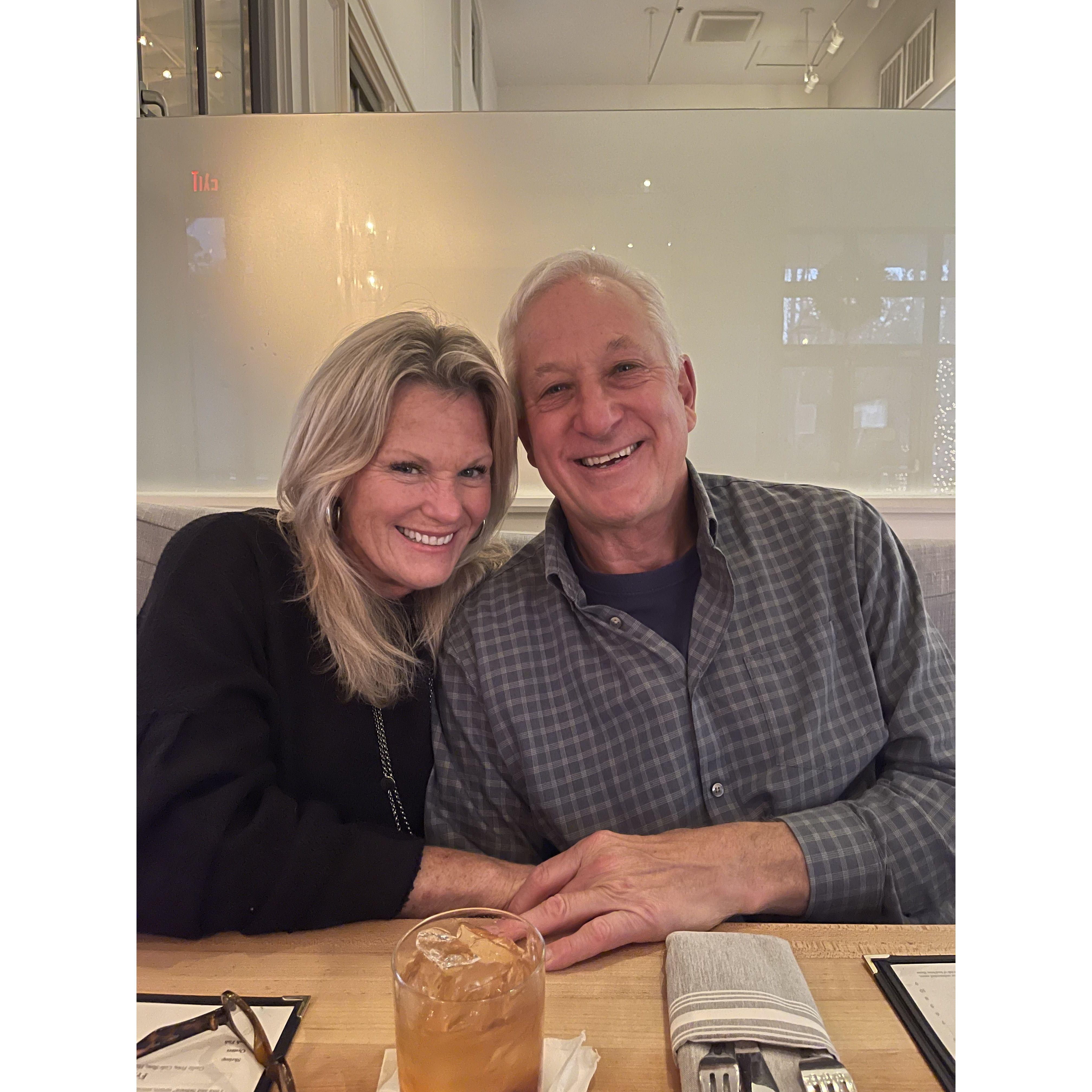 Kim and Gregg, groom’s parents!