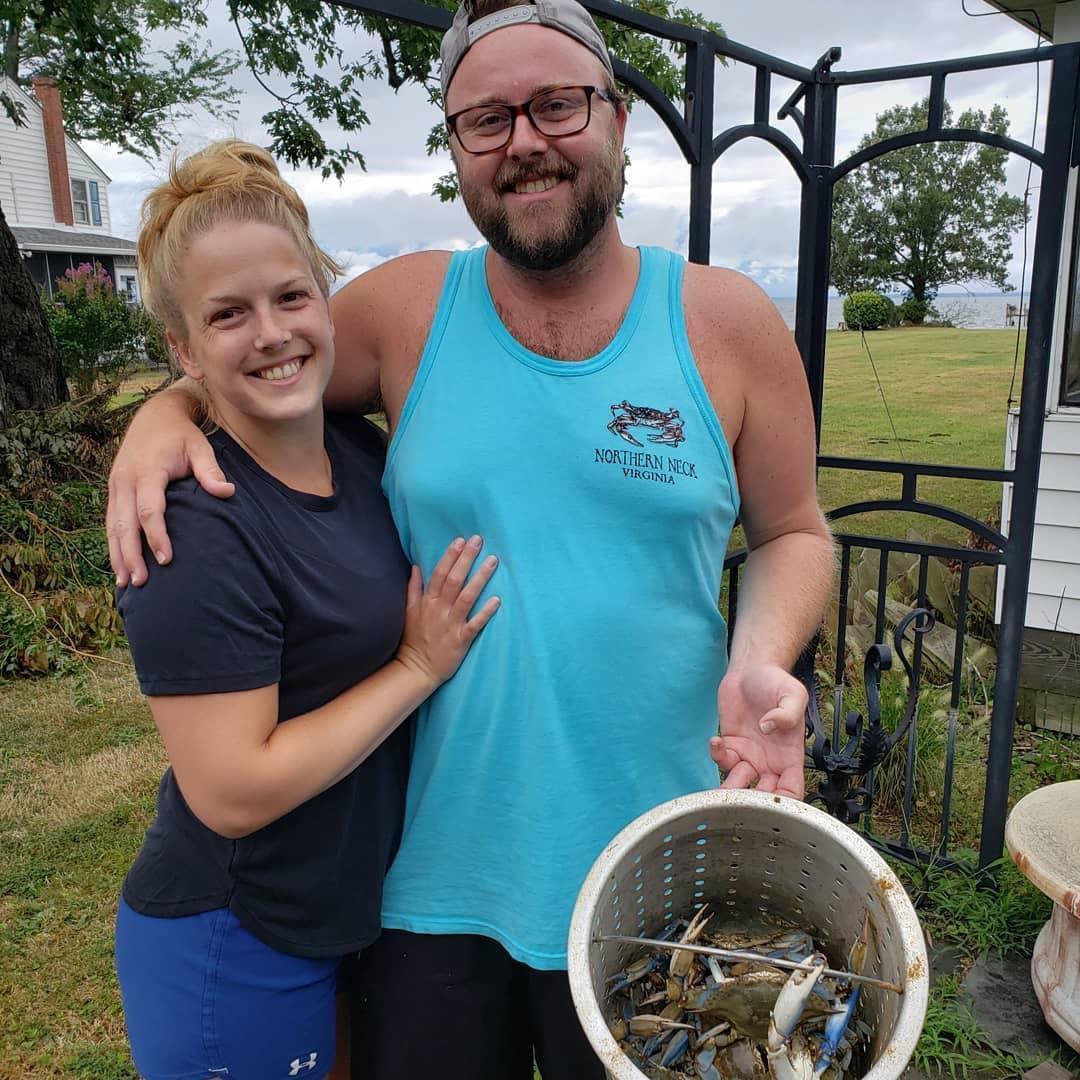 Mel hates when I give her crabs!