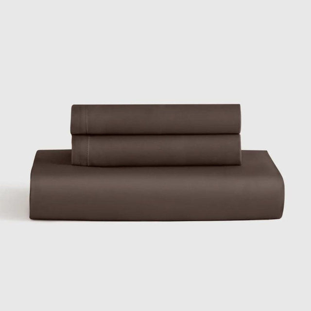 Bamboo Fitted Sheet Set - Espresso, King