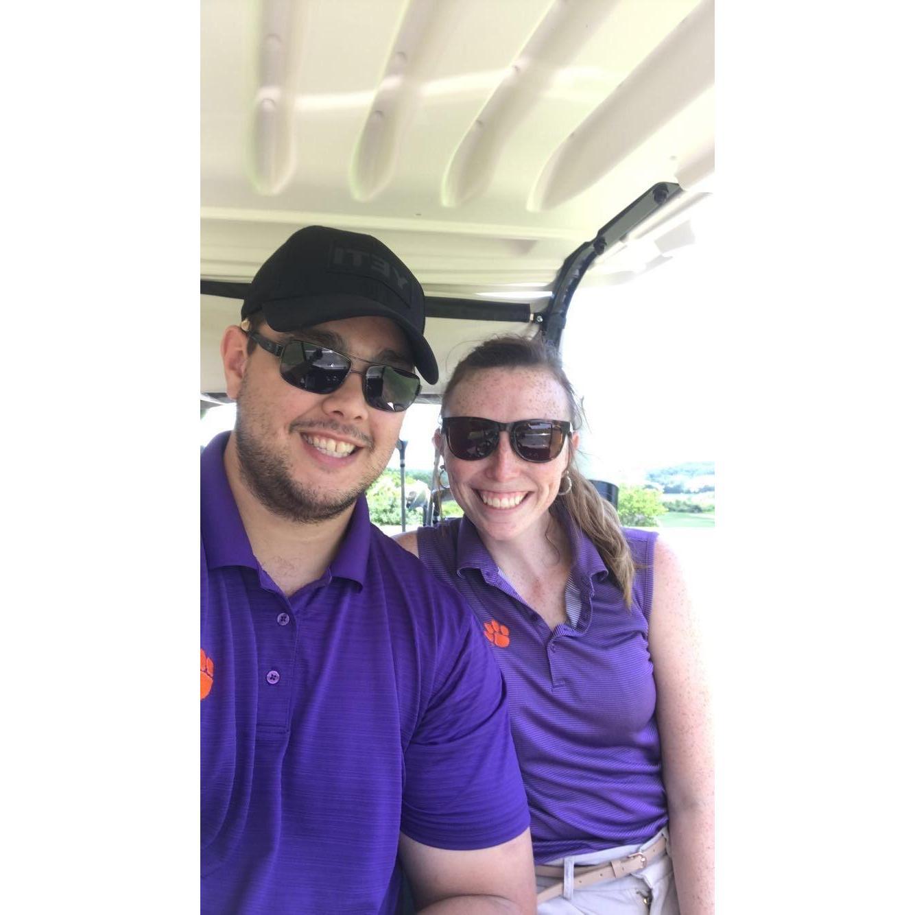 My golfing partner for life!