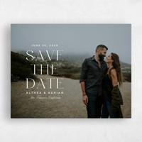 Beige Wedding Save the Date - Conrad Photo