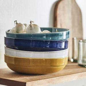 The Rowen Portuguese Stoneware Low Bowls, Set of 4