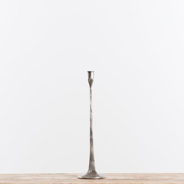 Nickel Gatecrest Taper Holder