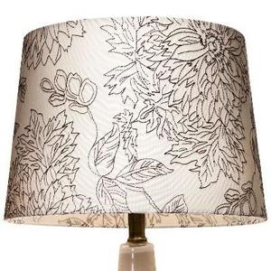 Floral Toile Stitch Lamp Shade Shell Small - Threshold™