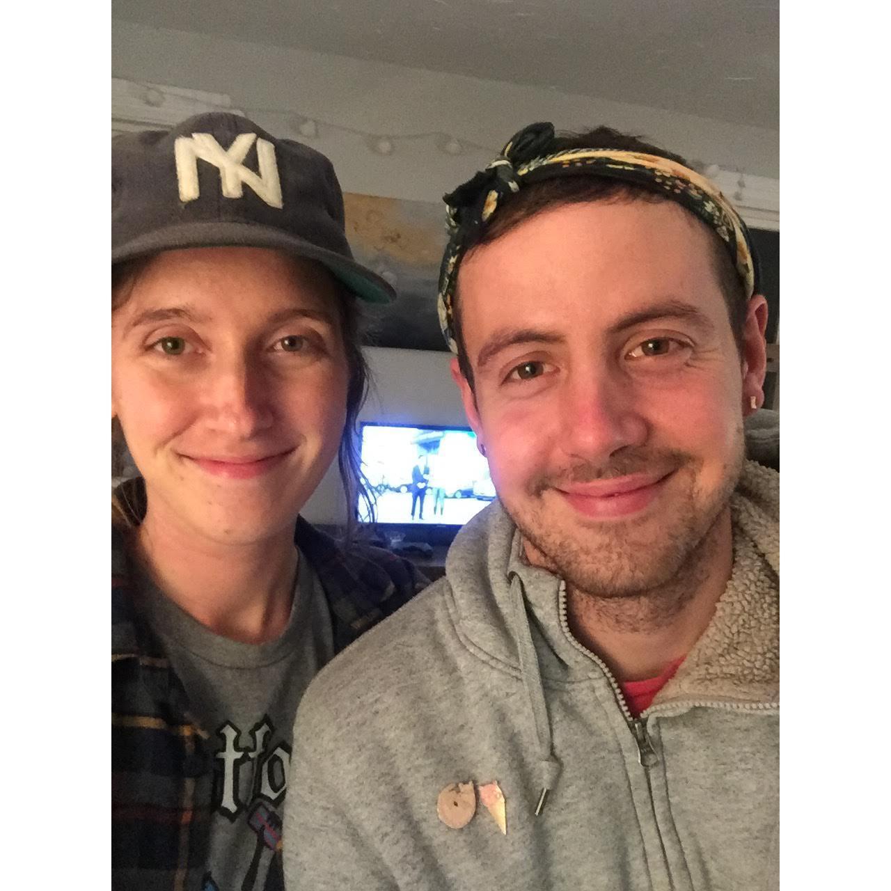 Halloween 2019. Eric is Colleen. Colleen is Eric.