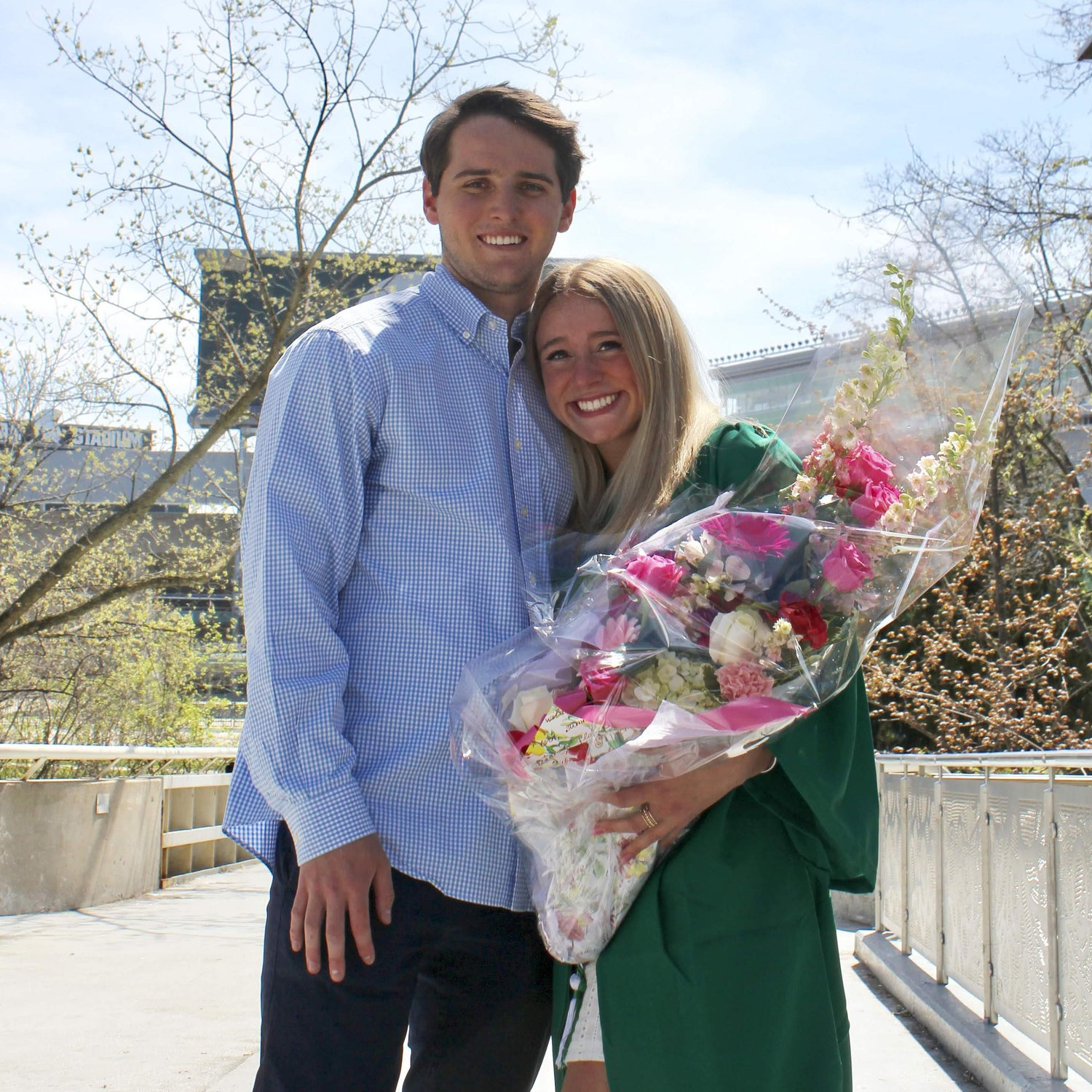 Julia graduated from MSU!