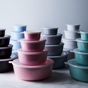 Food52 x Rosti Mepal Melamine Nested Storage Bowls WHITE