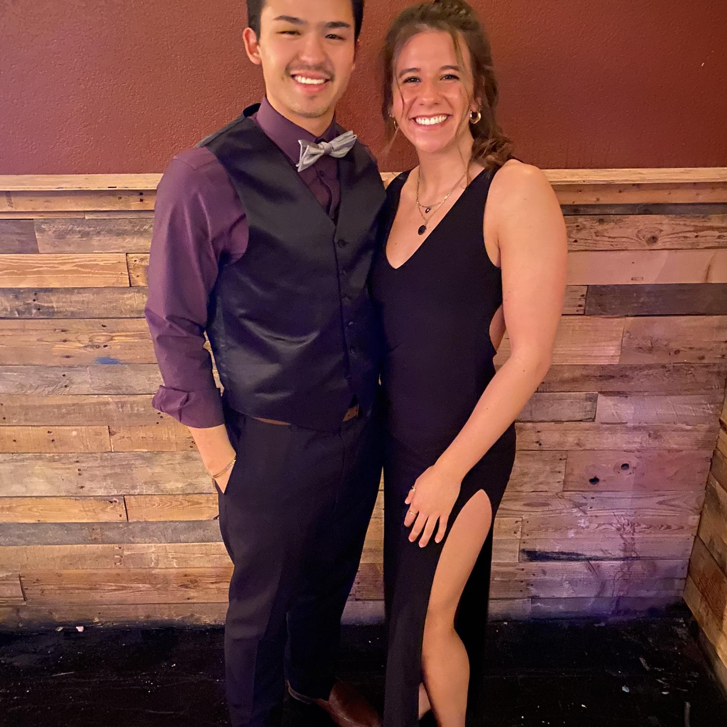First photo ever taken together. She didn't like me, yet ;)