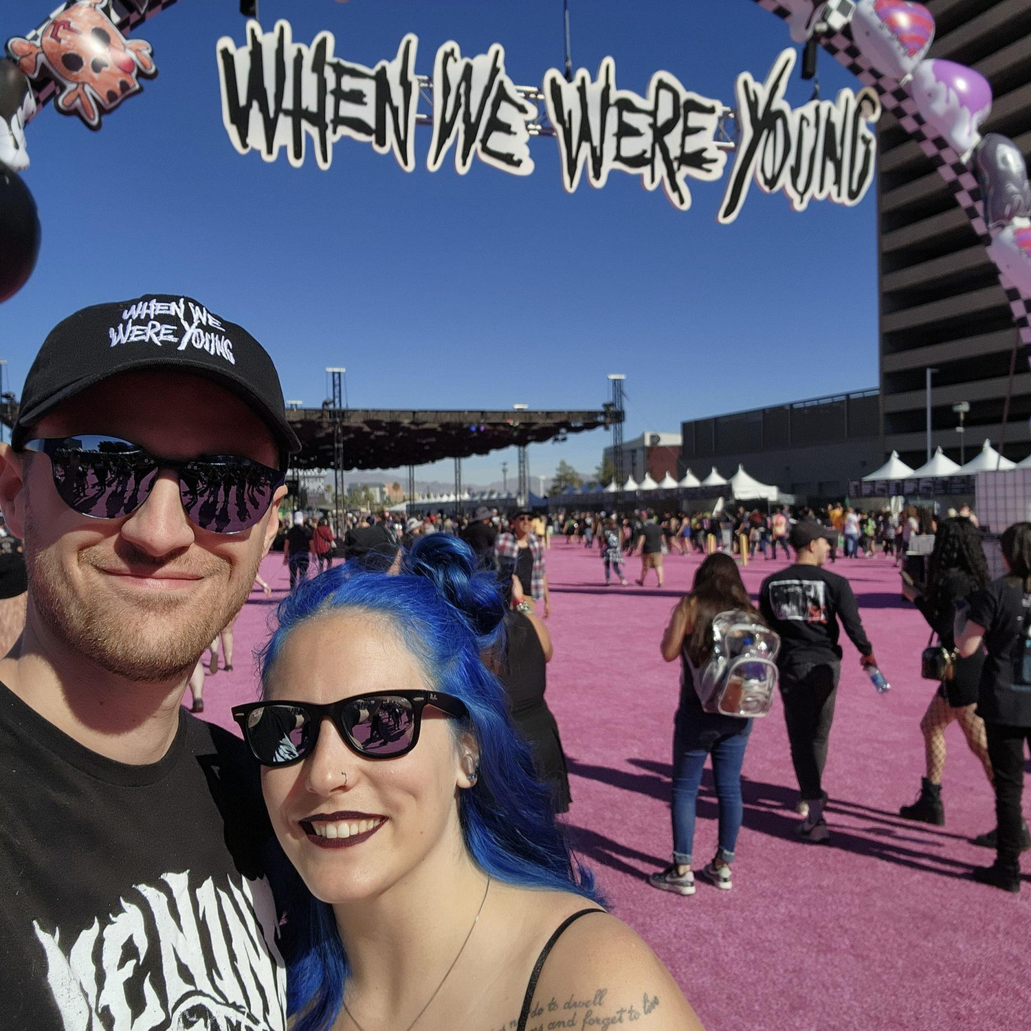 Sean's first time in Vegas! Of course it was for a music festival.