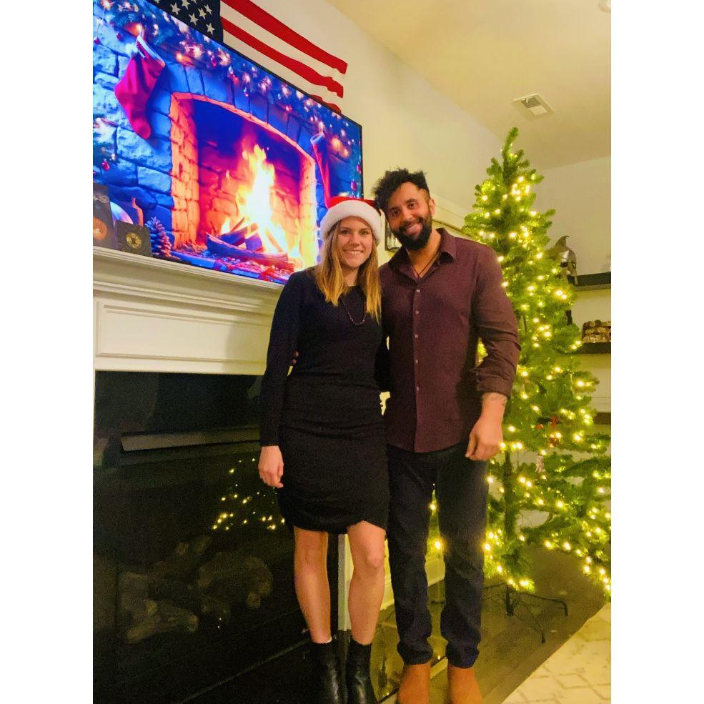 Christmas 2024. Both of us far from home, but we made it our own!