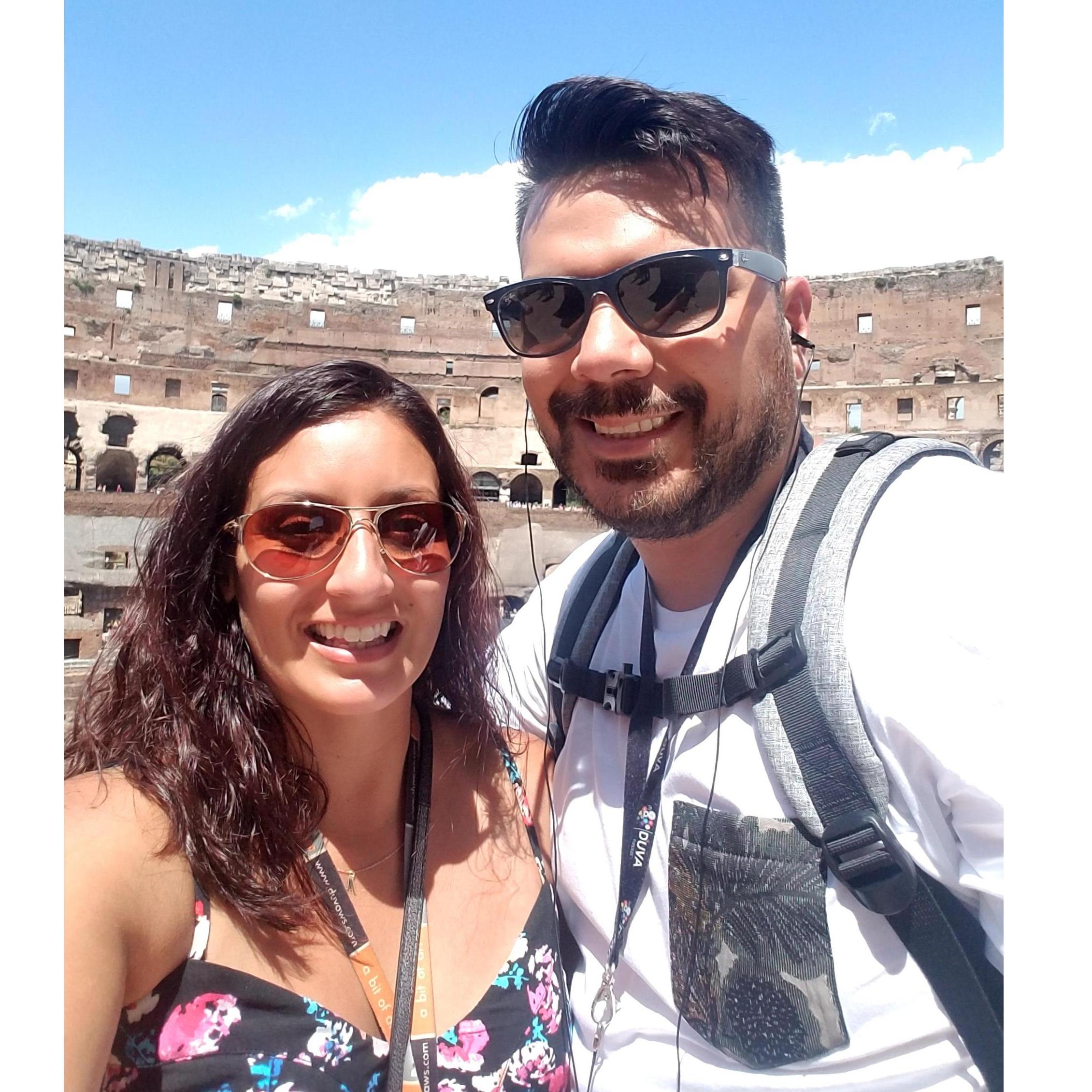 Colosseum...first time in Rome