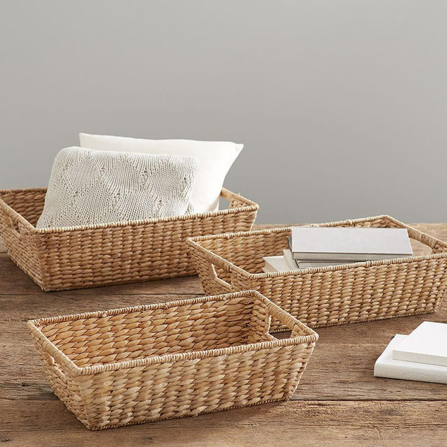 Seagrass Basket Savannah Underbed Basket, Natural, Medium