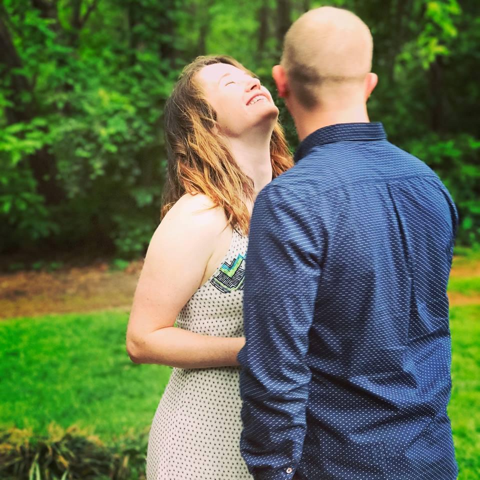 Told her a good "Knock, Knock" joke.