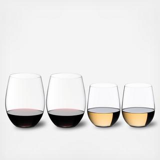 O Mixed 4-Piece Wine Glass Value Set