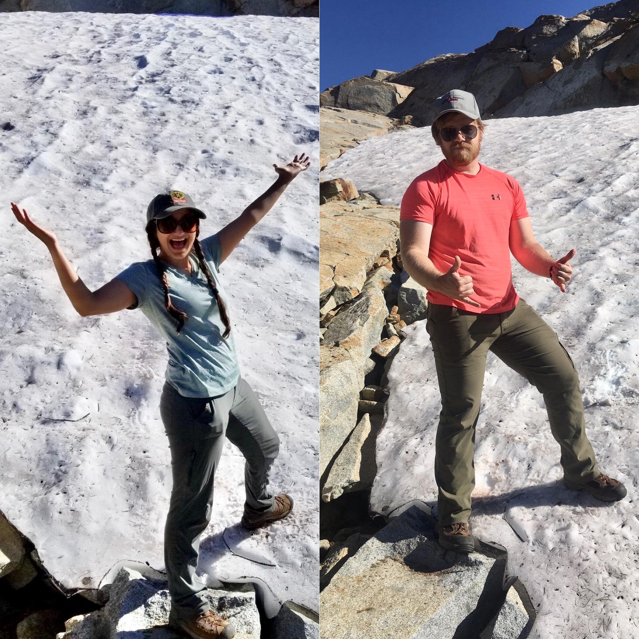 Backpacking for our first anniversary, Desolation Wilderness of the Sierra Nevadas, August 2020