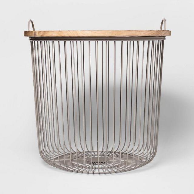 Wire Storage Table Gray - Pillowfort™