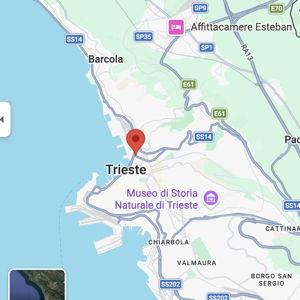 Two Nights at Corso Camillo Benso Conte Di Cavour in Trieste, Northern Italy