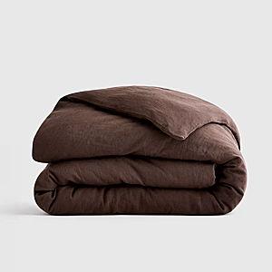 Linen Duvet Cover | Quince in Espresso