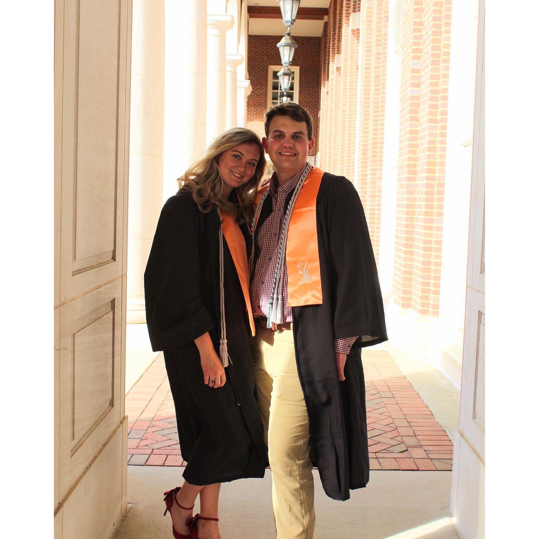 We both graduated from the University of Alabama in May 2022 with bachelor degrees in Chemical Engineering!