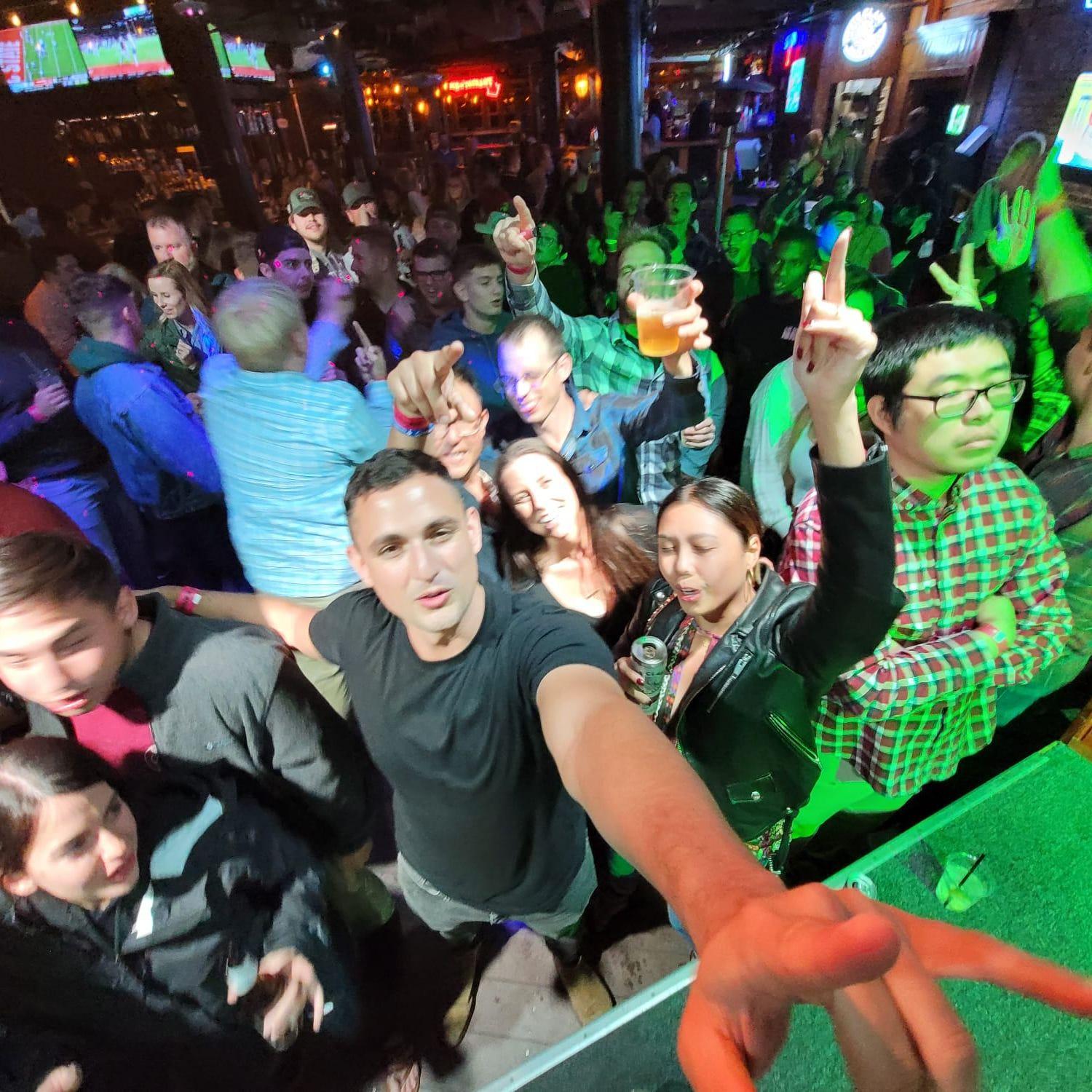 Alan showing Nicole where he grew up in Destin, Florida