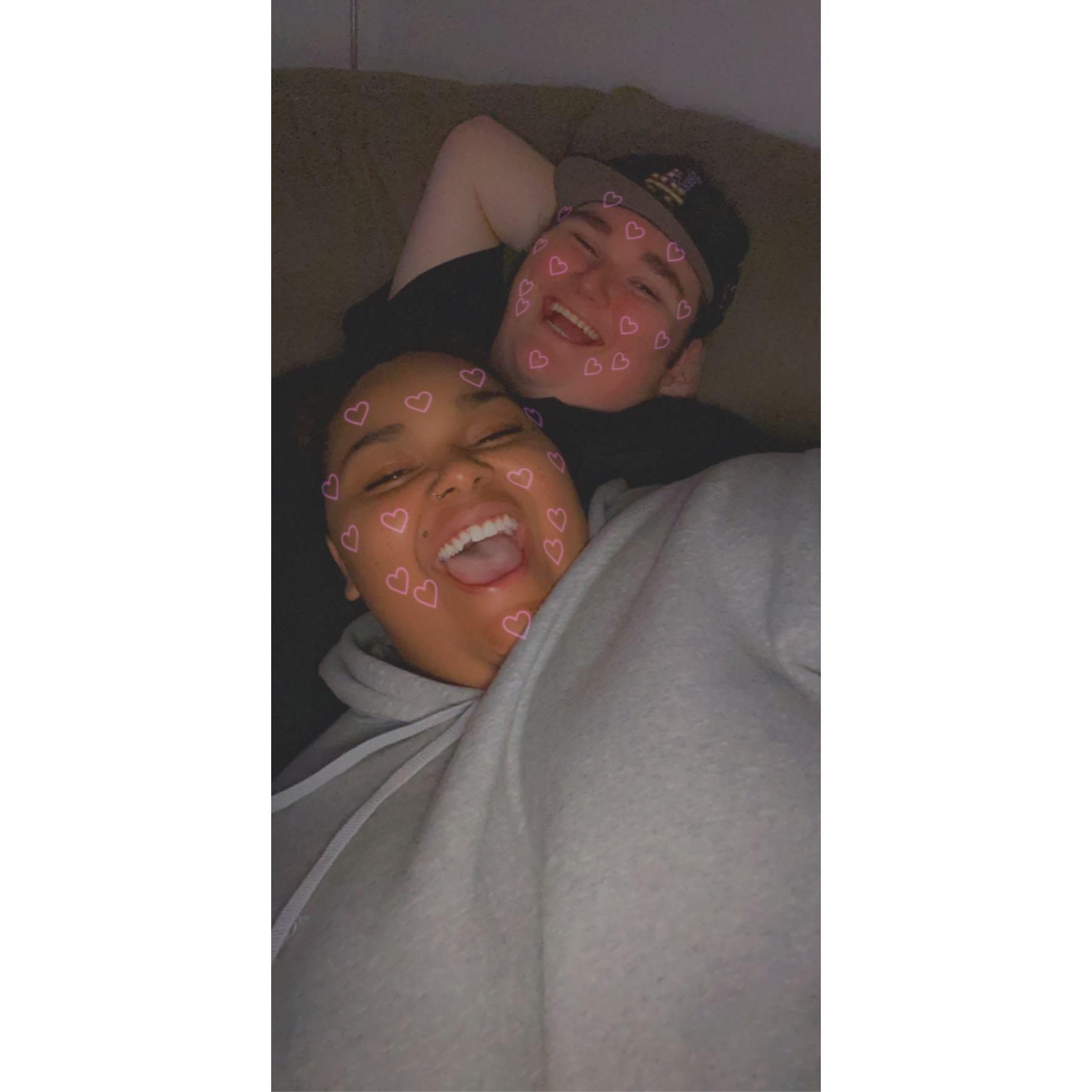Its always smiles and laughs when we are together.