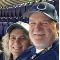 Our first Colt's game! Can't remember who they played, but the Colts won!