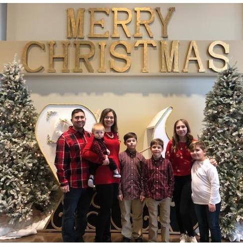 First time all the kids met.  We went to church with Pam and Dick at Christian Life Center.