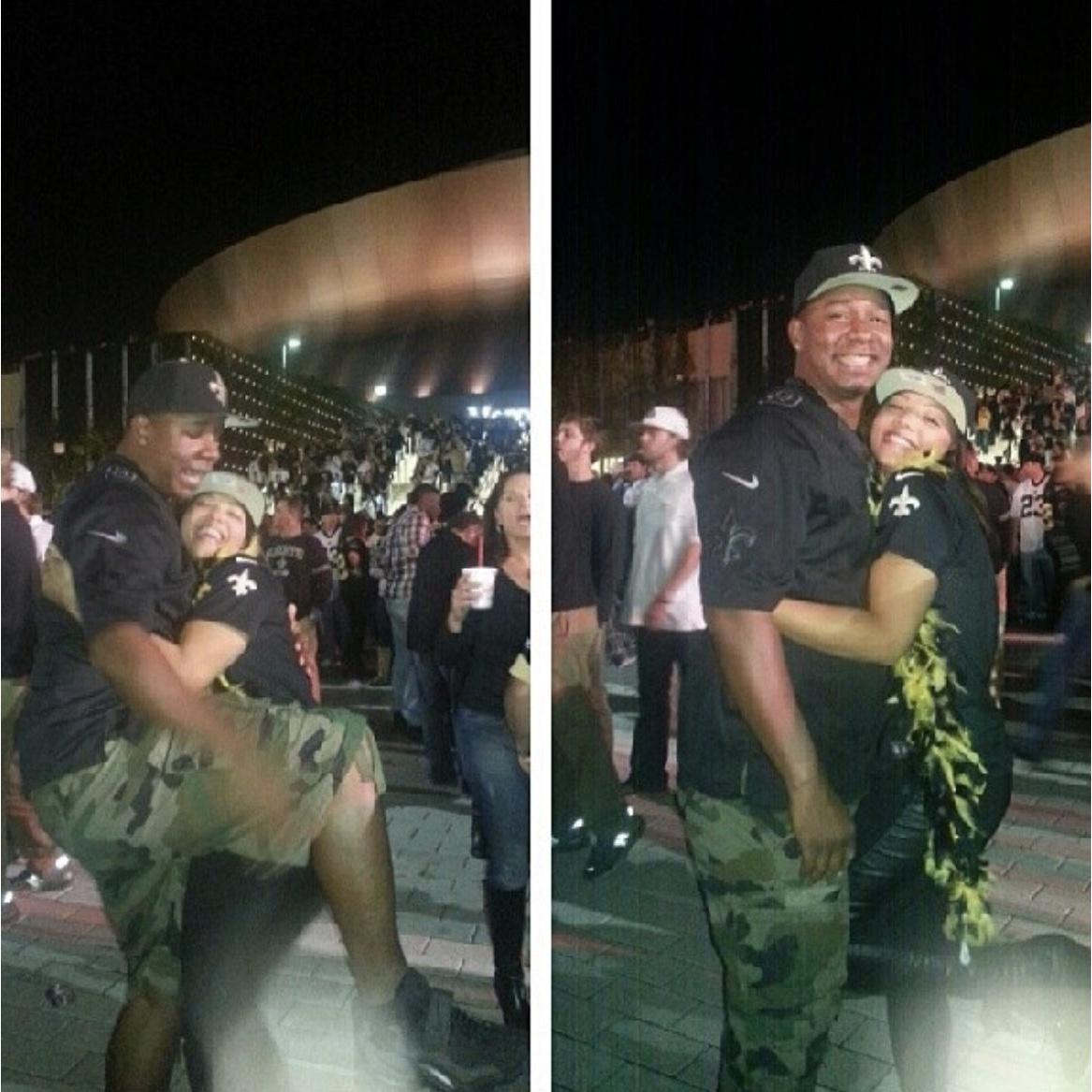 Our 1st New Orleans Saints NFL game