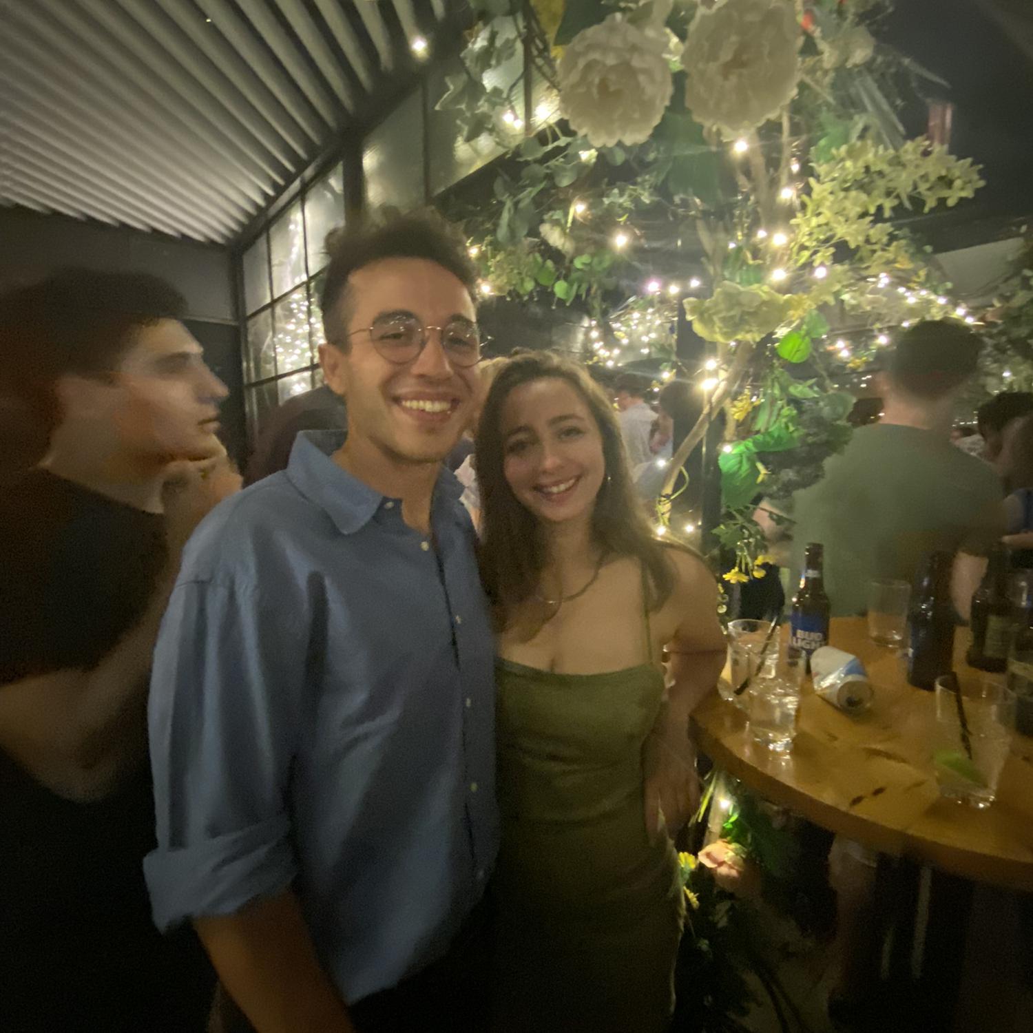 Enjoying NYC during our summer there!