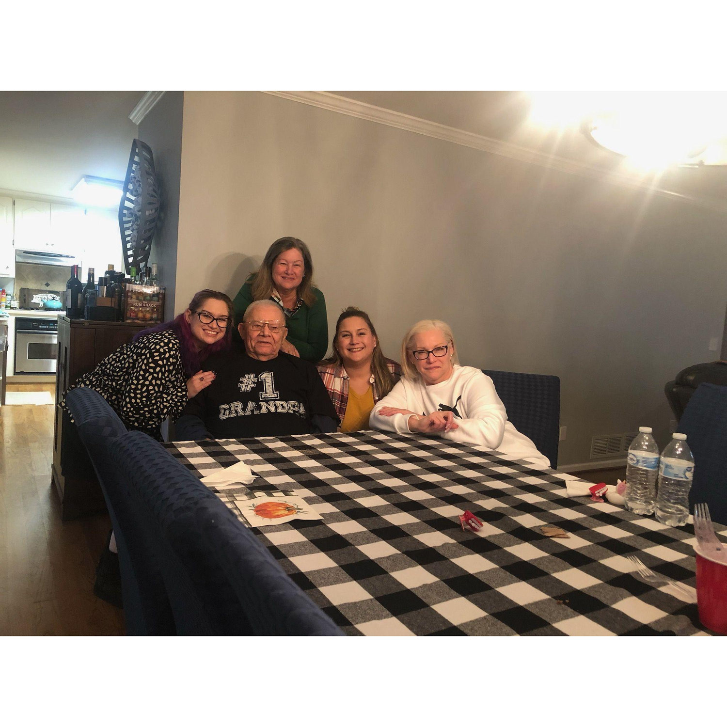 One of the last times Grandpa was at our house. We bought the house we live in because we knew grandpa would be able to get into the house. Best decision we ever made.