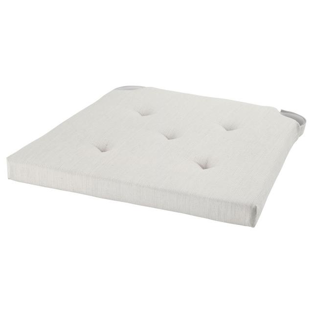 JUSTINA Chair pad, natural17/14x16x2 "