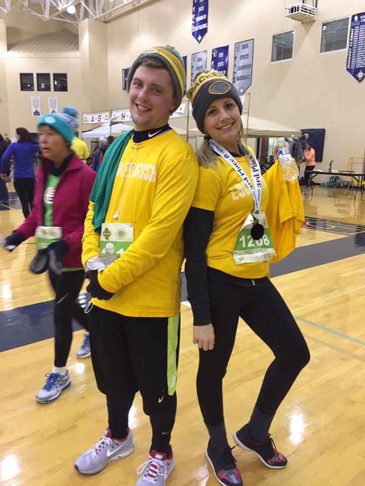 St. Patty’s Day 5K running partners (mainly Jessi’s moms idea)