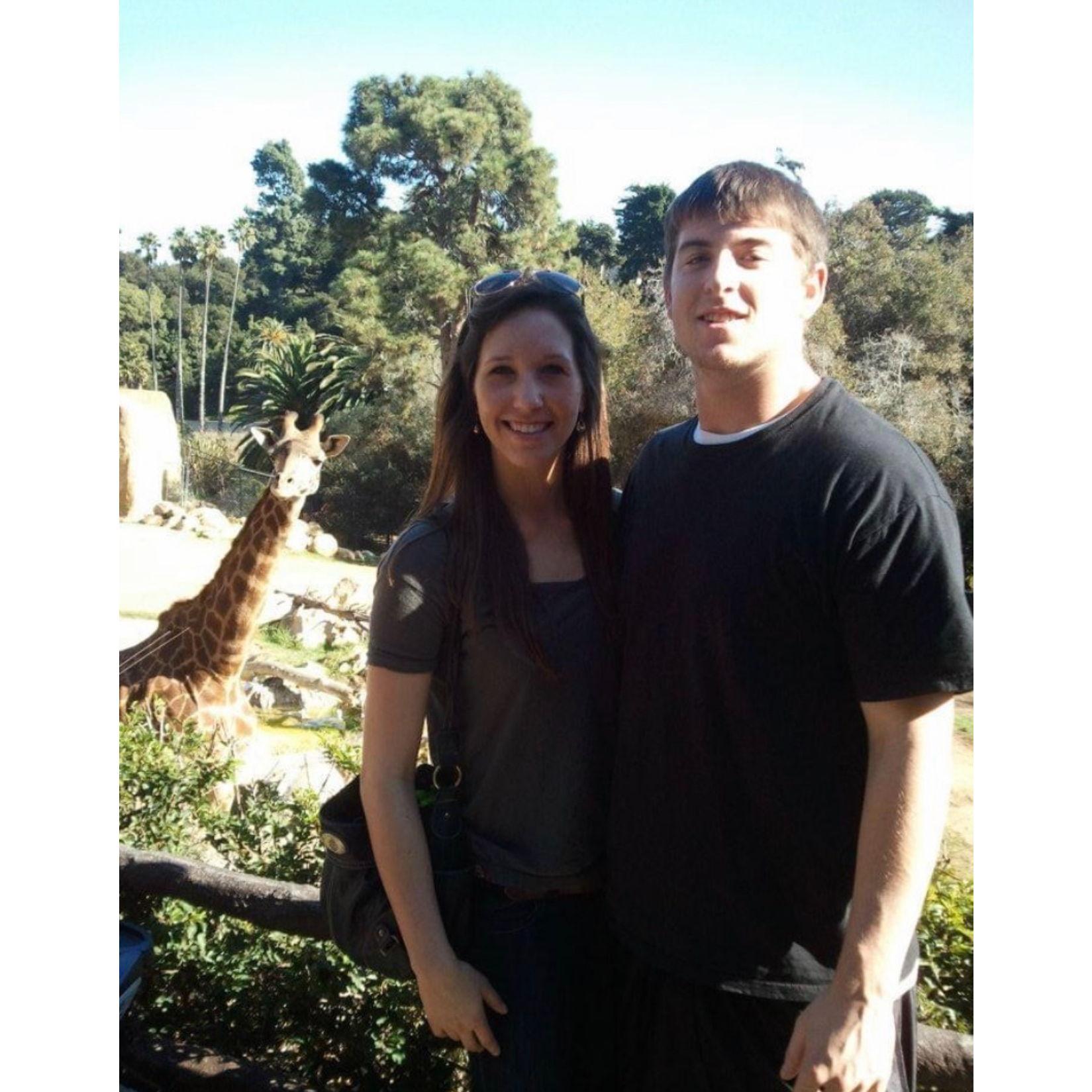 One of our very first dates at The Zoo