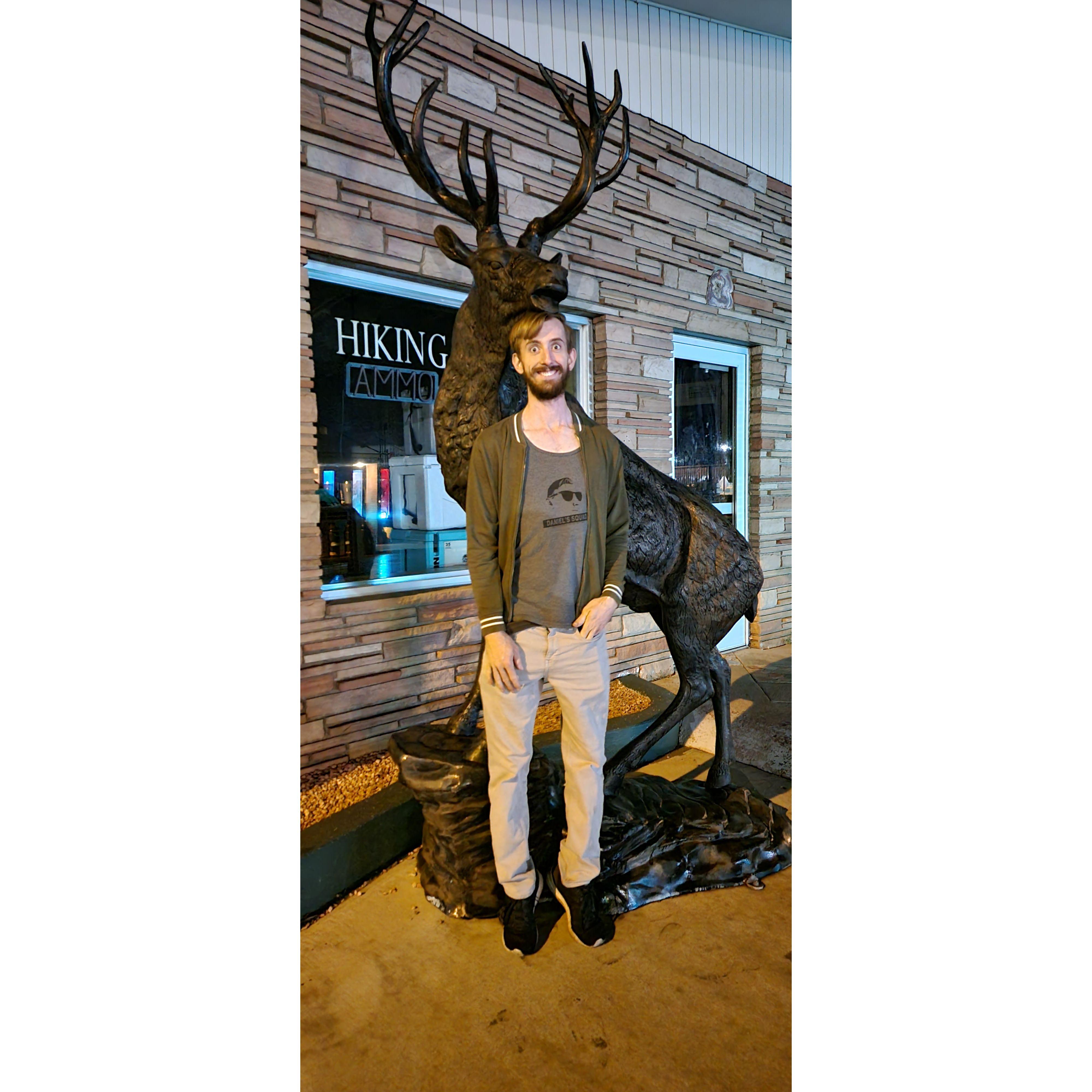 He's so goofy- one of the many reasons I love him