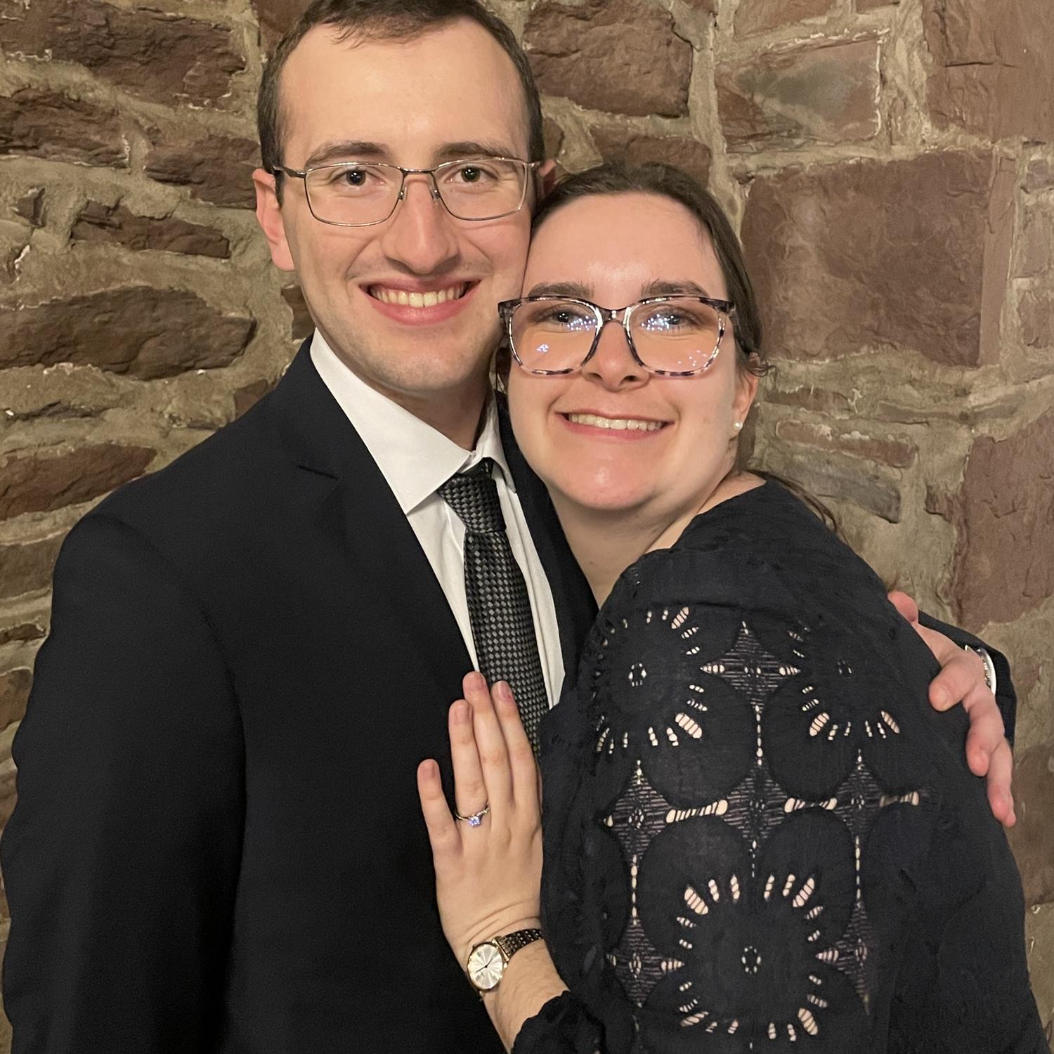 The last wedding Matt & Cathleen will attend before their own!! (Can you tell they’re excited?)