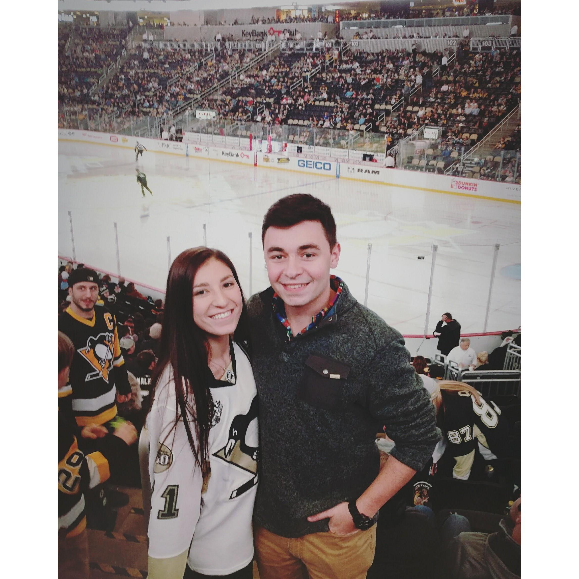 12.20.16
Our First Pens Game