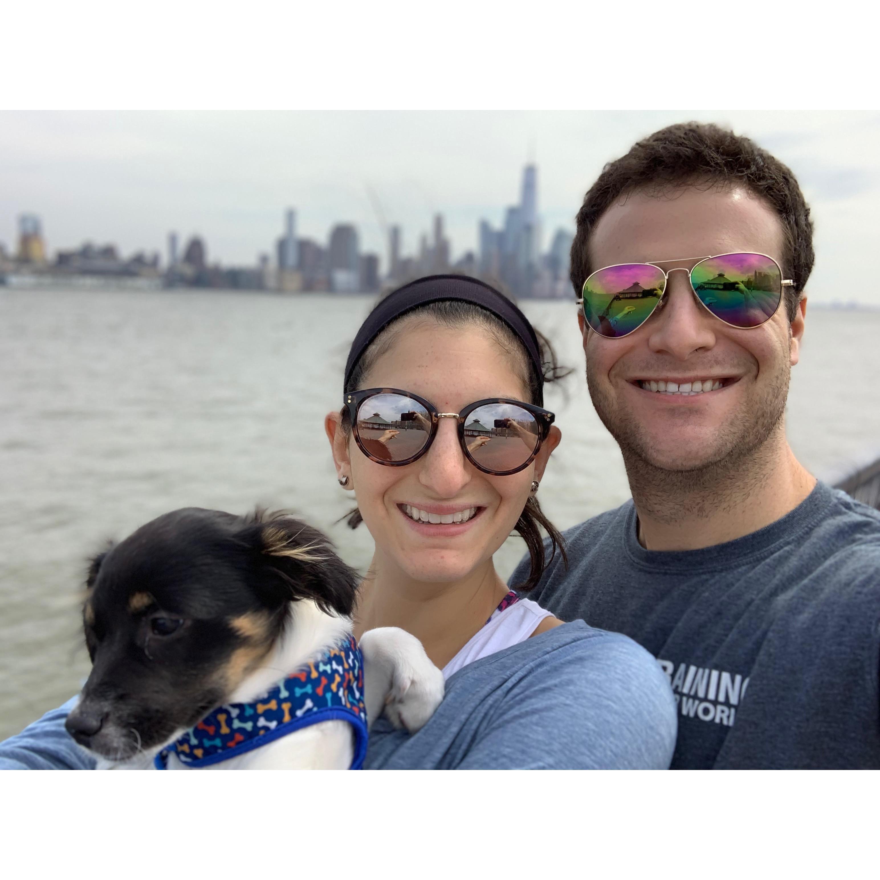 Walk around Hoboken on a beautiful Saturday with Tucker <3