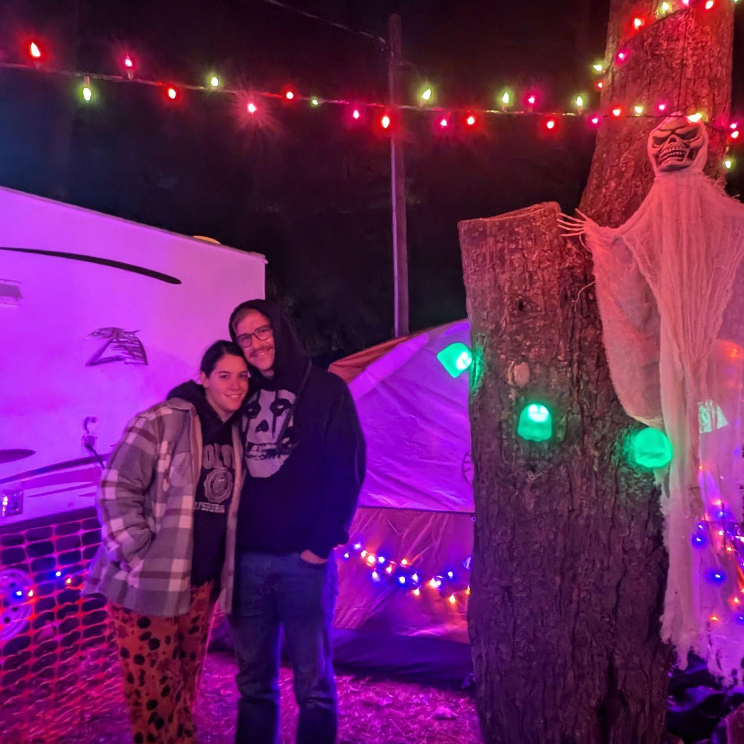 Halloween camping at Knoebels, one of our absolute favorite tradition!