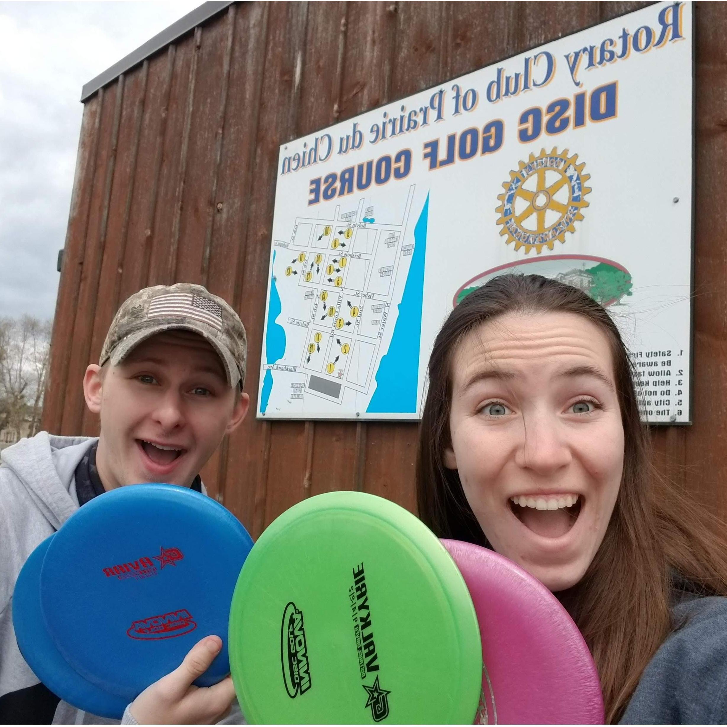 Played a lot of disc golf for a few summers