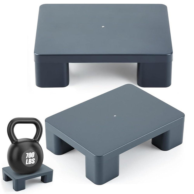 MorningRo 2 Pack Dunnage Rack, 15.75" Long x 11.81" Wide, 4.72" Height Plastic Dunnage Rack, 1000+ Pound Capacity Storage Commercial Food Service Storage in Restaurant Kitchens Shop