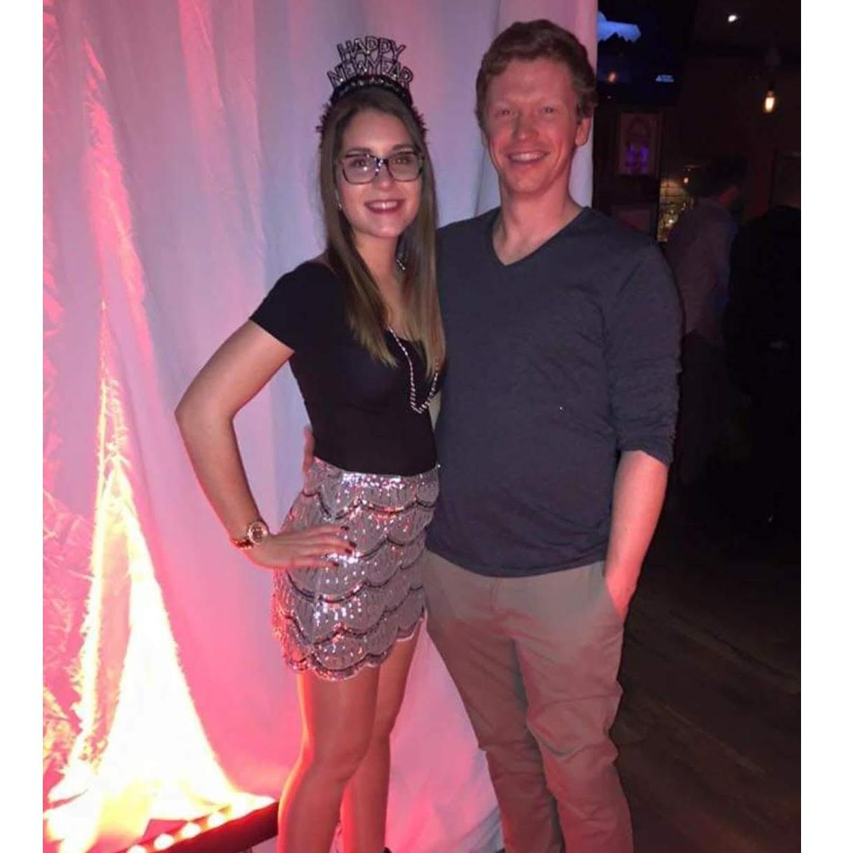 Our first photo together, NYE 2016