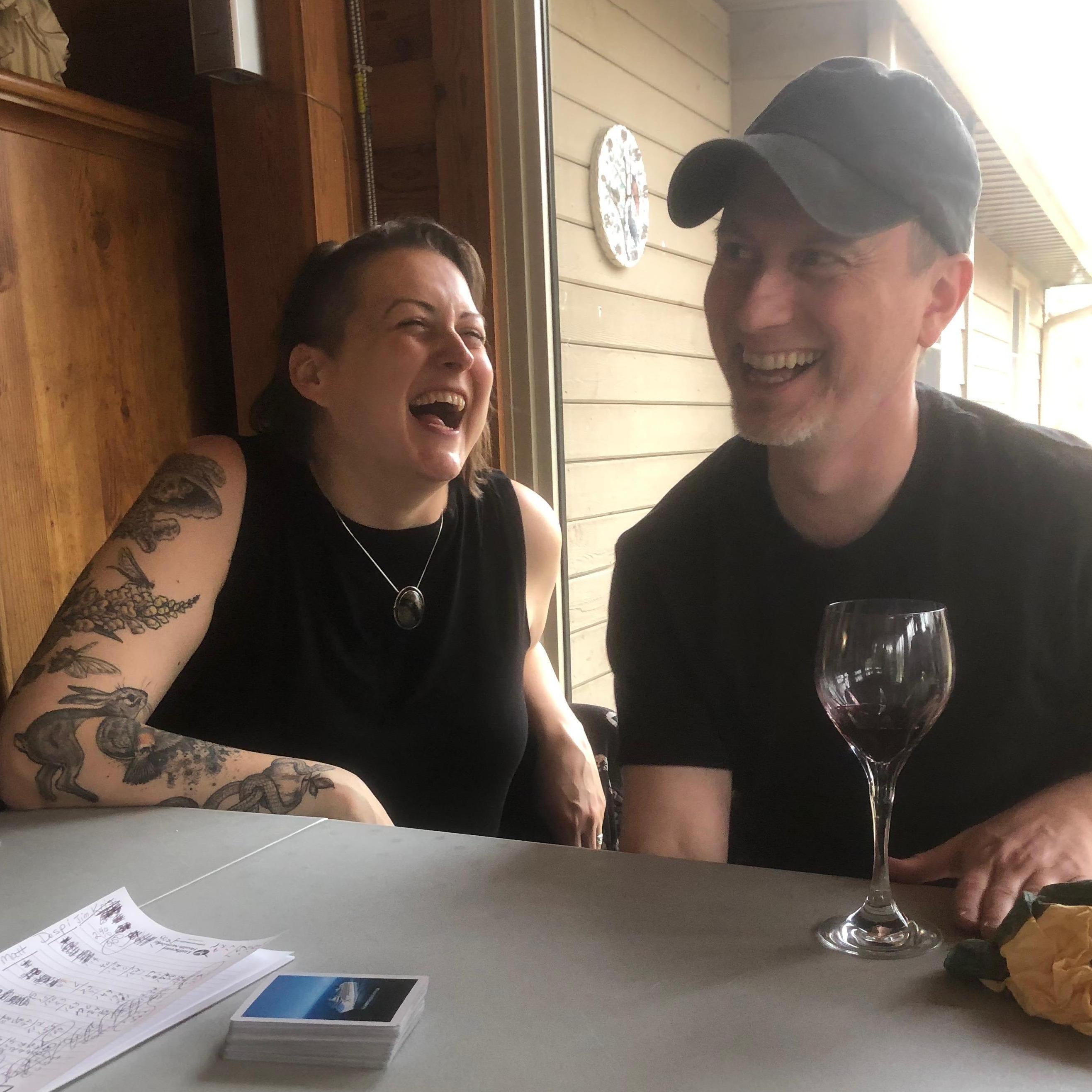 Laughing together is always the best. Thanks, Tina, for the photo!
