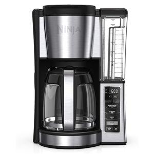 Ninja 12-Cup Programmable Coffee Brewer, 2 Brew Styles, Adjustable Warm Plate, 60oz Water Reservoir, Delay Brew - Black/Stainless Steel
