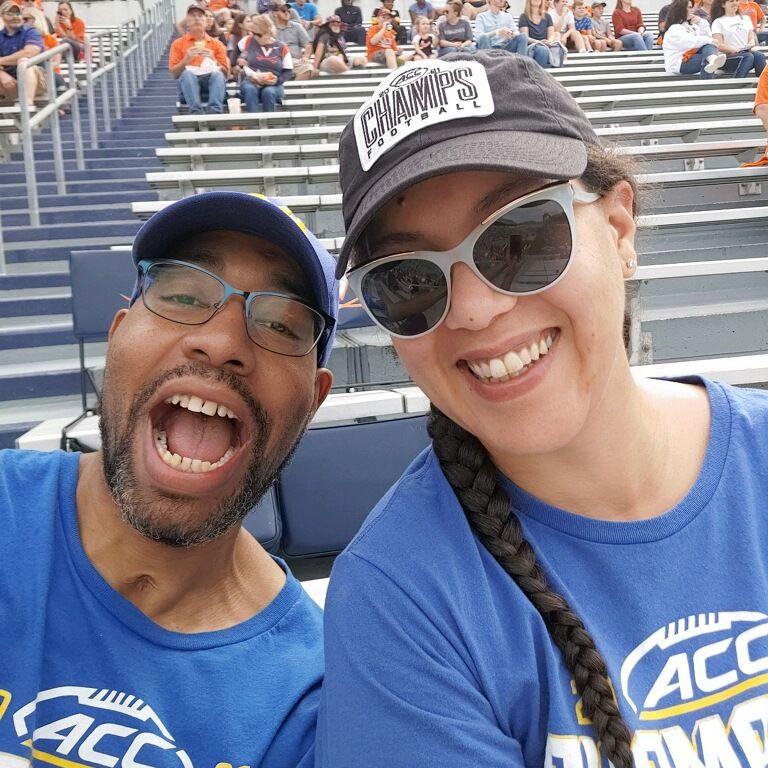 Watching Pitt play at UVA stadium