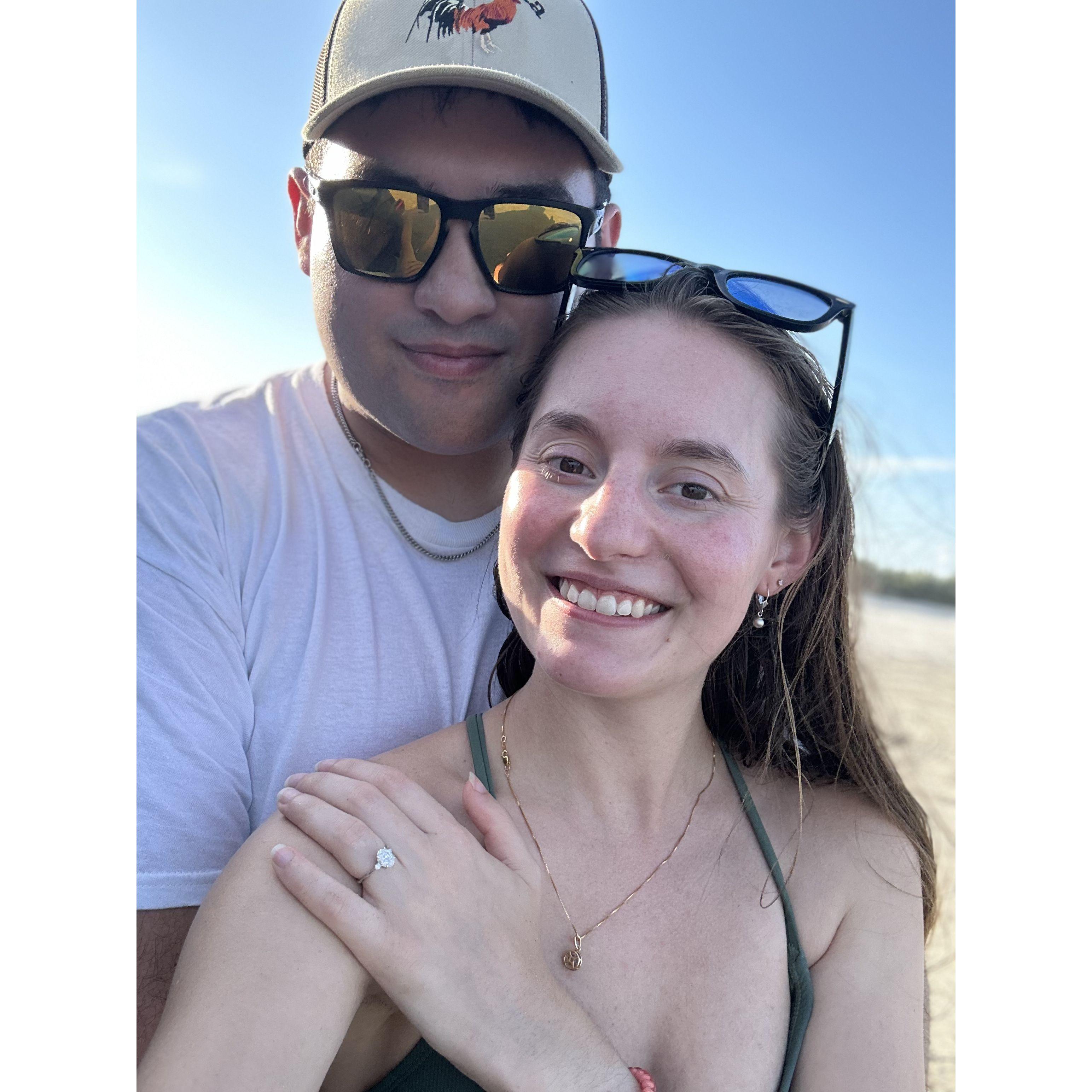 Right after Randy proposed to me!