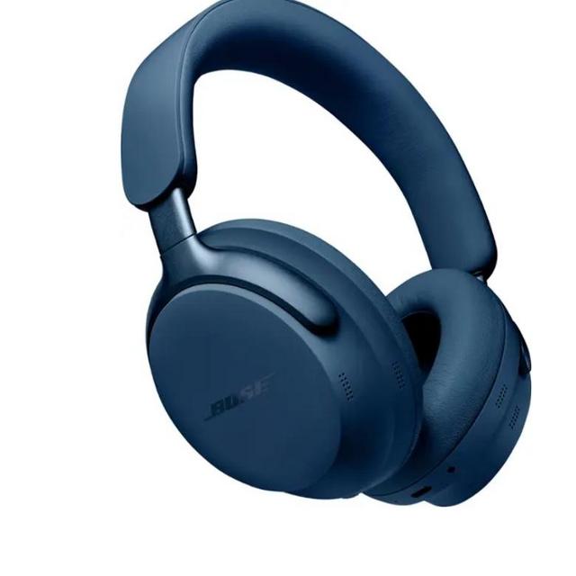 Bose - QuietComfort Ultra Wireless Noise Cancelling Over-the-Ear Headphones - Lunar Blue