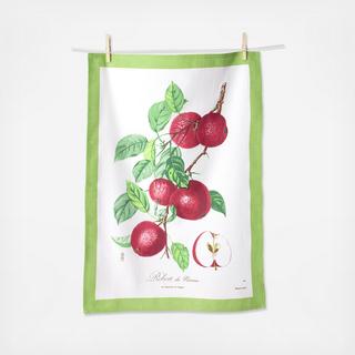 Apple Flour Sack Tea Towel, Set of 2